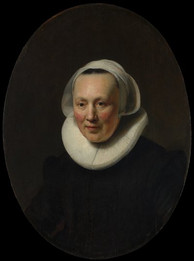 Retrato de una mujer de Rembrandt van Rijn